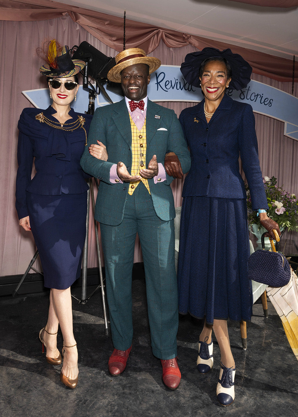 Best dressed competition contestant at Goodwood Revival