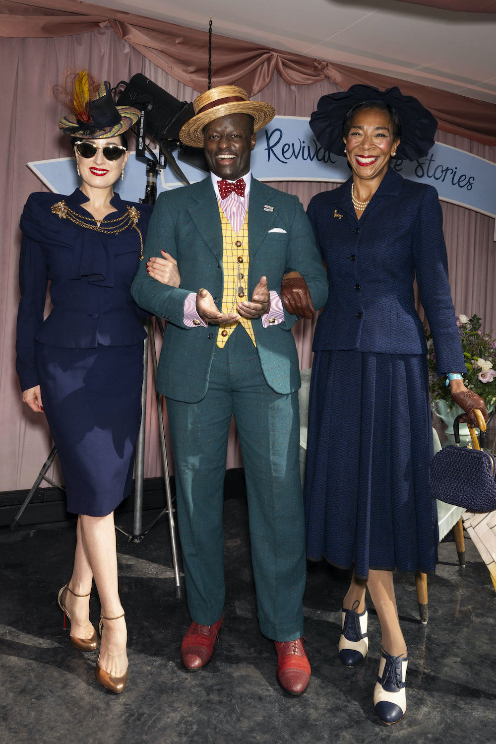 Best dressed competition contestant at Goodwood Revival
