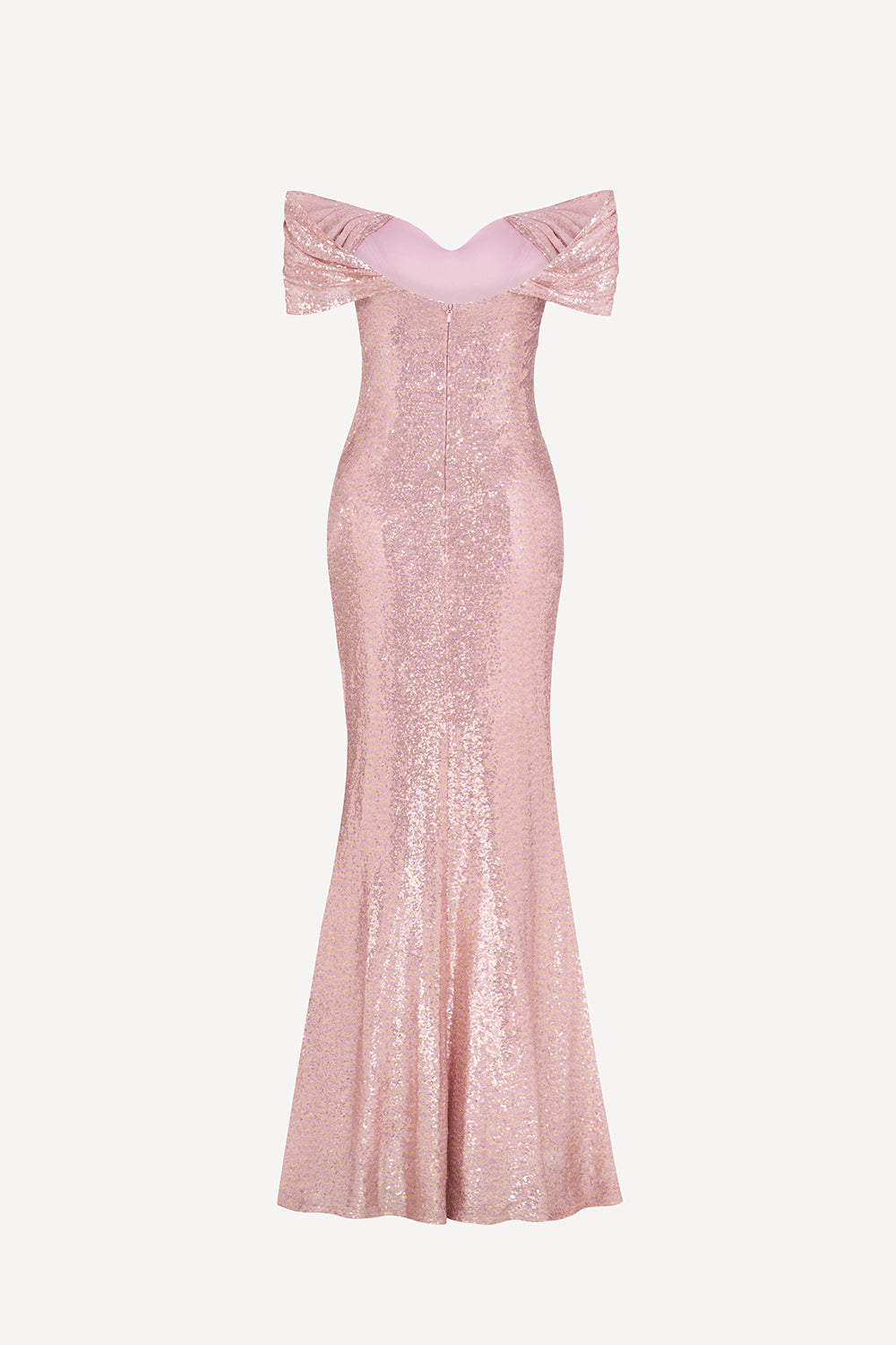 Come up & see me gown in pink champagne