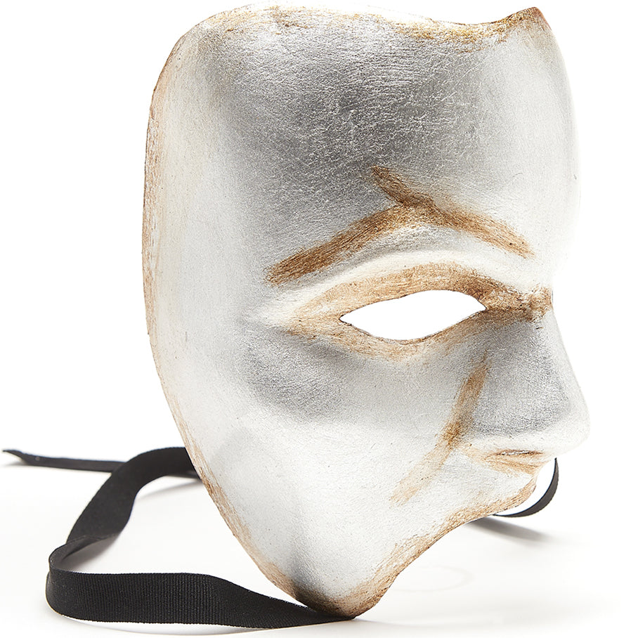 Phantom Of The Opera Masquerade Mask in silver