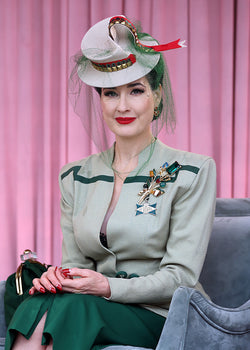 Dita Von Teese at Goodwood Revival Style Stories