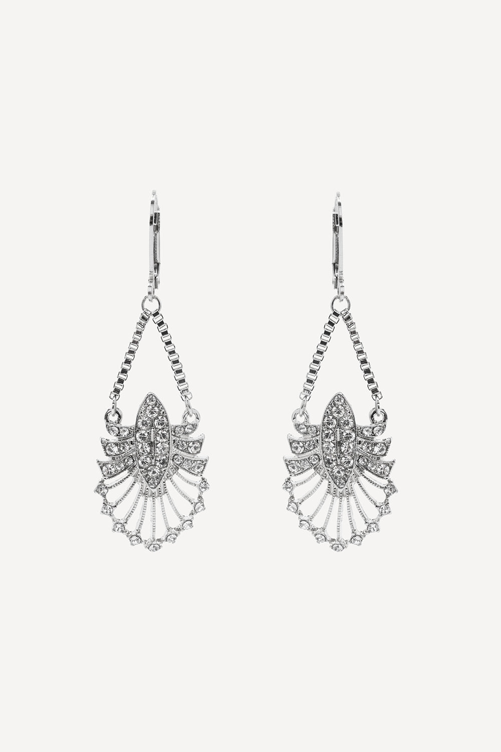 Deco statement earrings