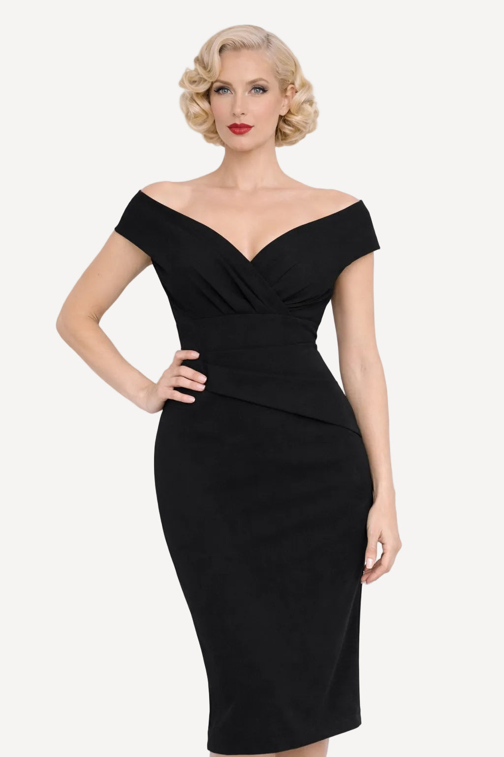 Little black dress | Black 1950s Bodycon dress | Pretty Eccentric ...