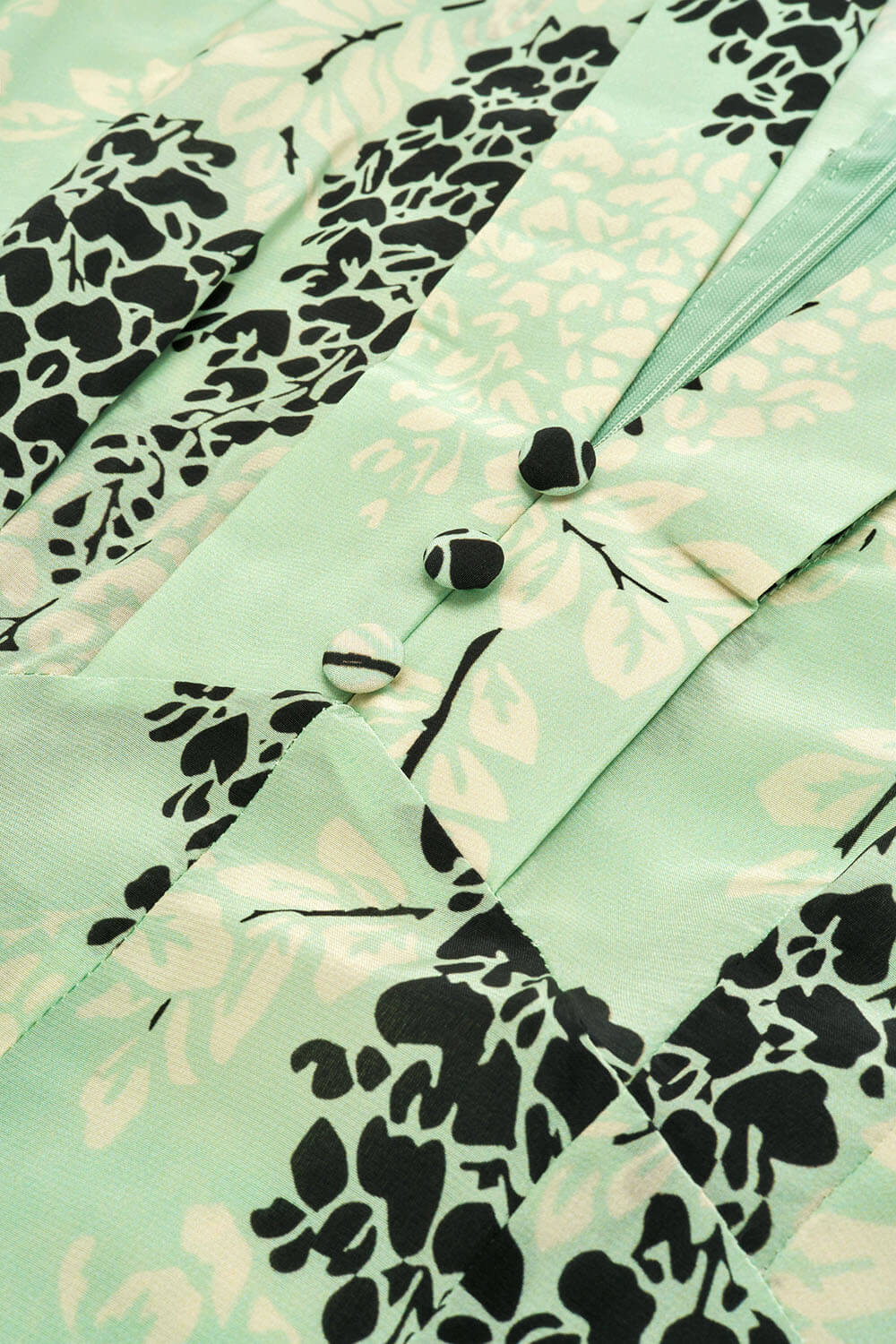 Alana jumpsuit in aqua Wisteria print