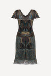 Aztec dress in bronze