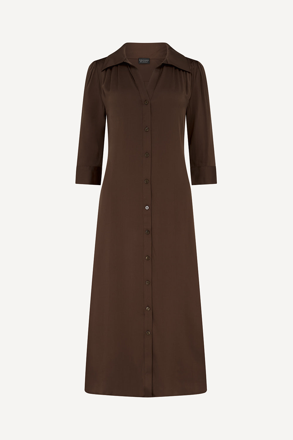 Vera shirt dress in brown