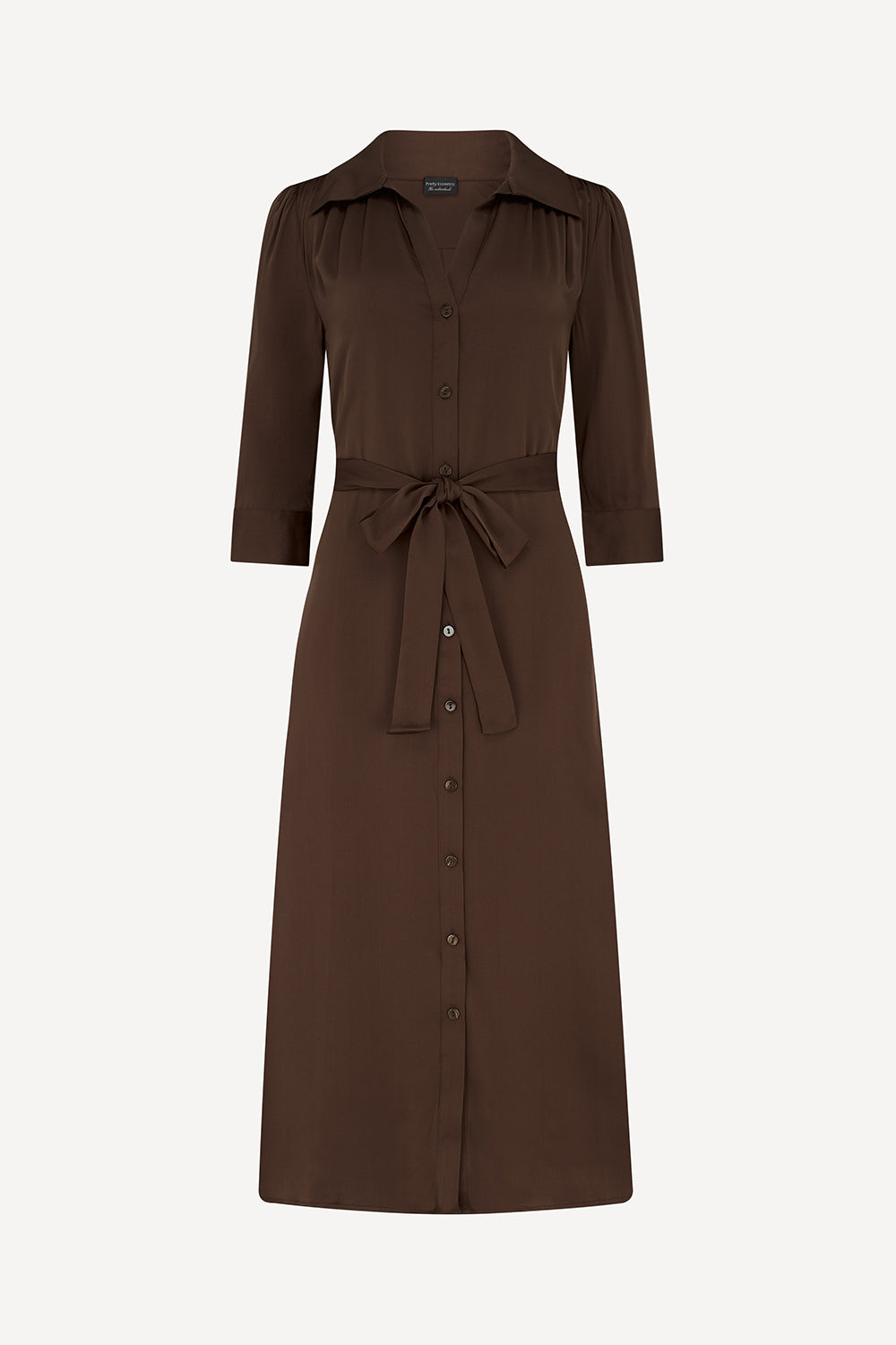 Vera shirt dress in brown