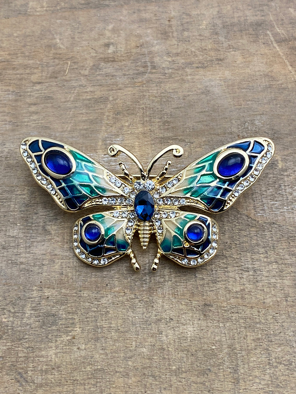 Deco Butterfly brooch
