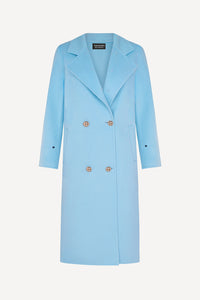 Million dollar baby coat in sky blue