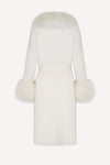 Million dollar baby coat in winter white