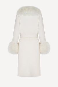 Million dollar baby coat in winter white