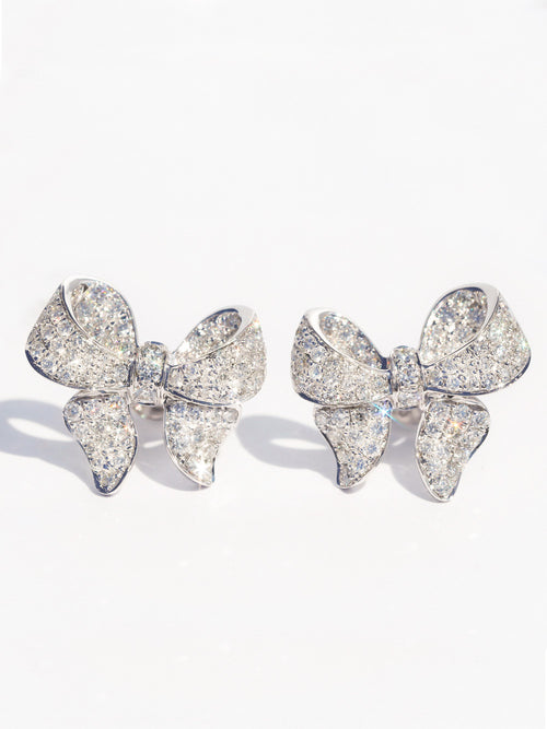 EverSo Cute Bow Earrings - Gold