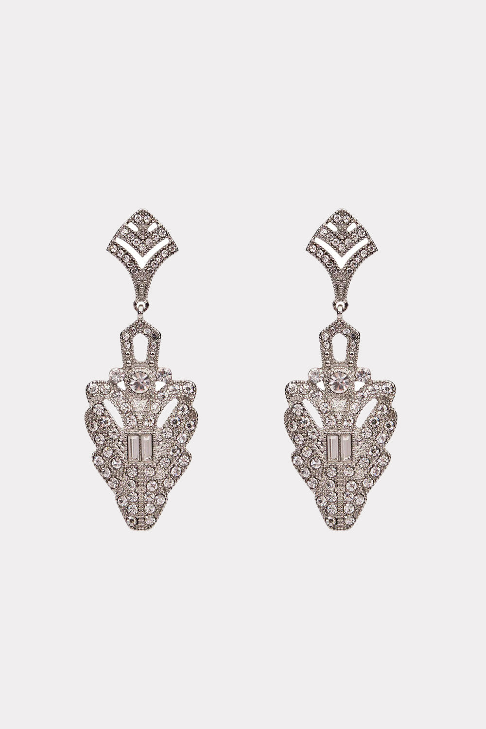 Divine Deco crystal drop earrings