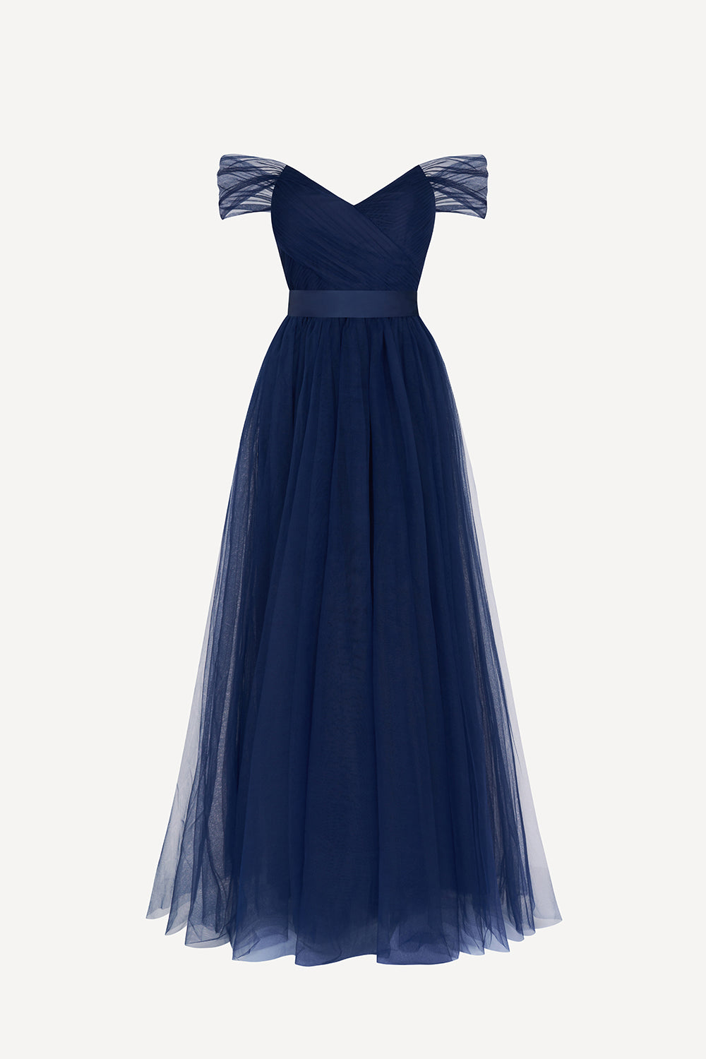 Navy Tulle Maxi Dress |Ballroom Dance Dress & Gowns | Pretty Eccentric - Pretty Eccentric Navy Tulle Maxi Dress |Ballroom Dance Dress & Gowns | Pretty Eccentric - Pretty Eccentric