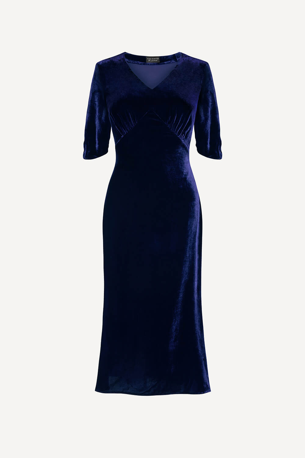 Navy Silk Velvet Midi Dress | Velvet Dresses | Pretty Eccentric - Pretty Eccentric Navy Silk Velvet Midi Dress | Velvet Dresses | Pretty Eccentric - Pretty Eccentric