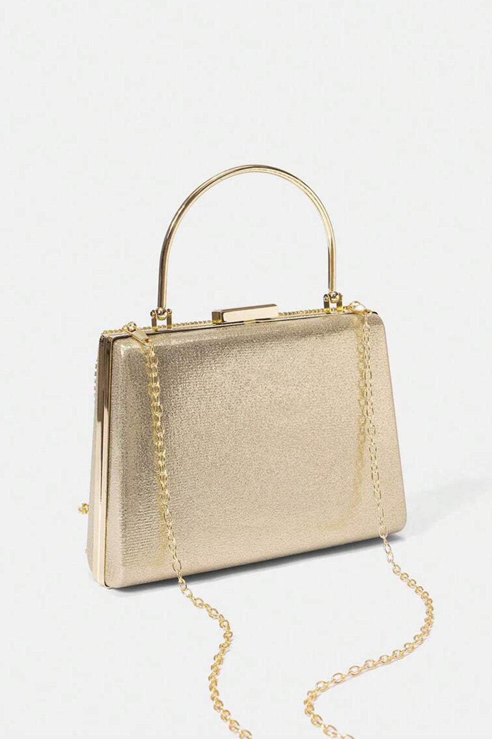 Crystal tassel frame bag