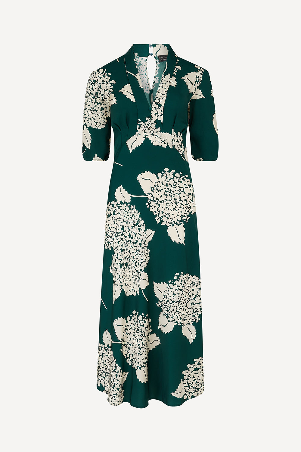 Sadie dress in green Hydrangea