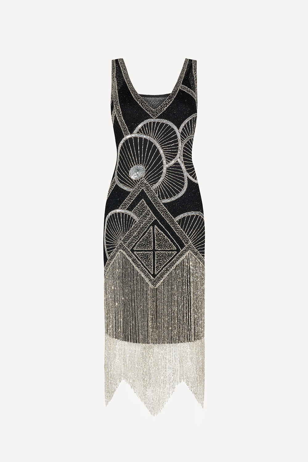Silver 1920s beaded fringe dress | Flapper Dresses | Pretty Eccentric - Pretty Eccentric Silver 1920s beaded fringe dress | Flapper Dresses | Pretty Eccentric - Pretty Eccentric