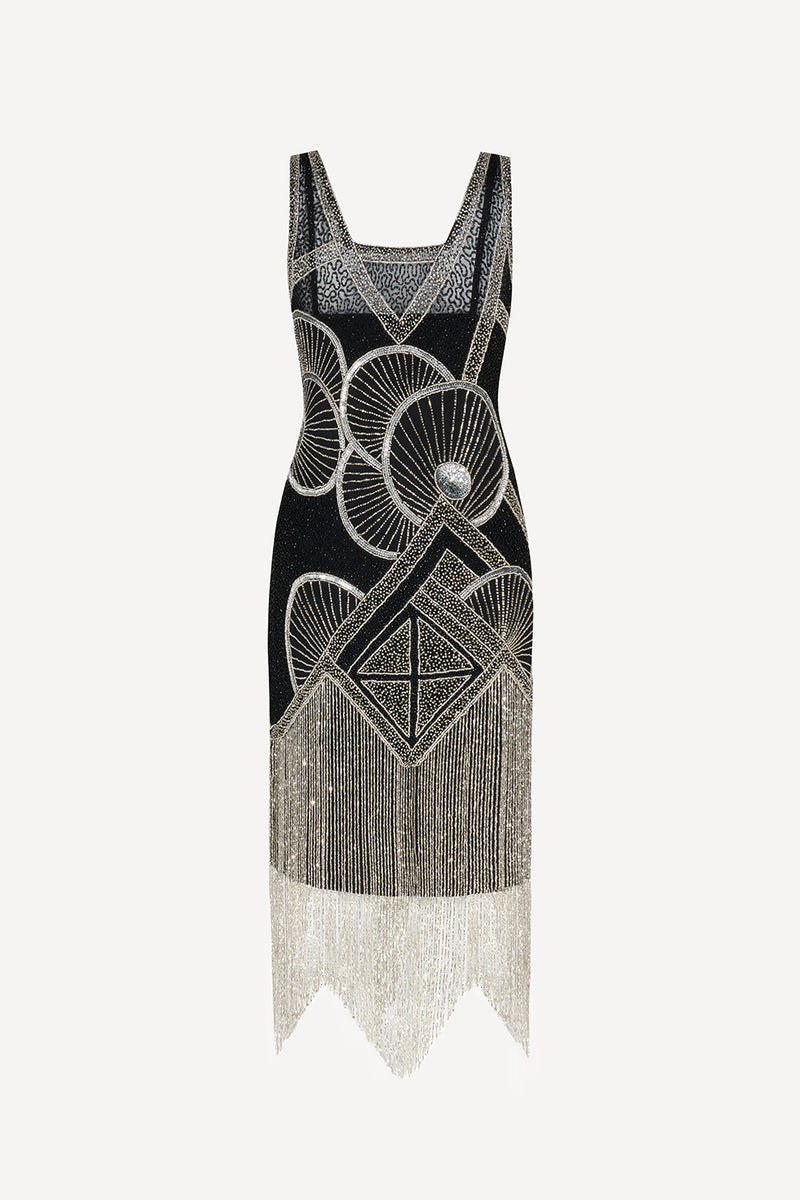 Josephine flapper dress in silver