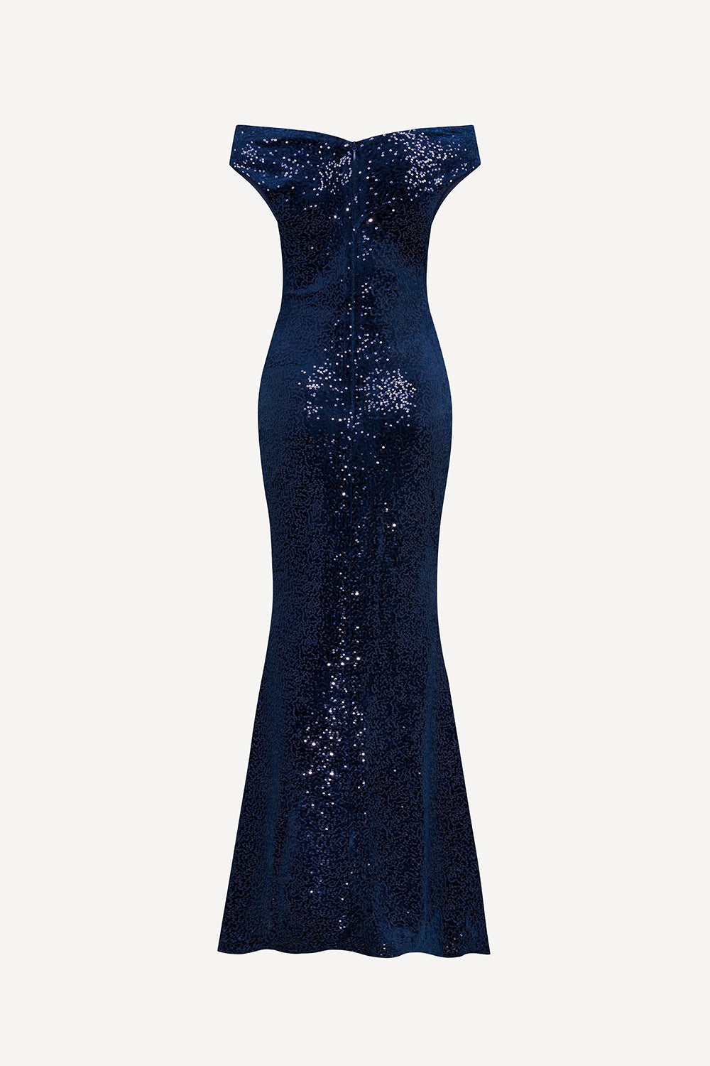 Femme totale sequin gown in midnight