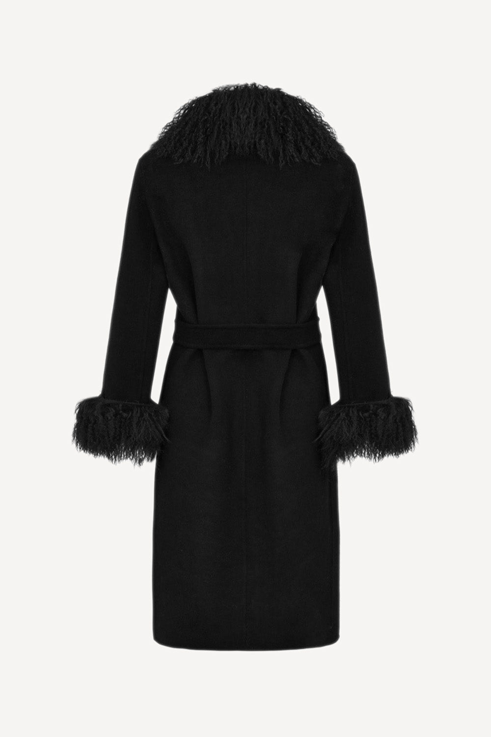 Million dollar baby coat in black