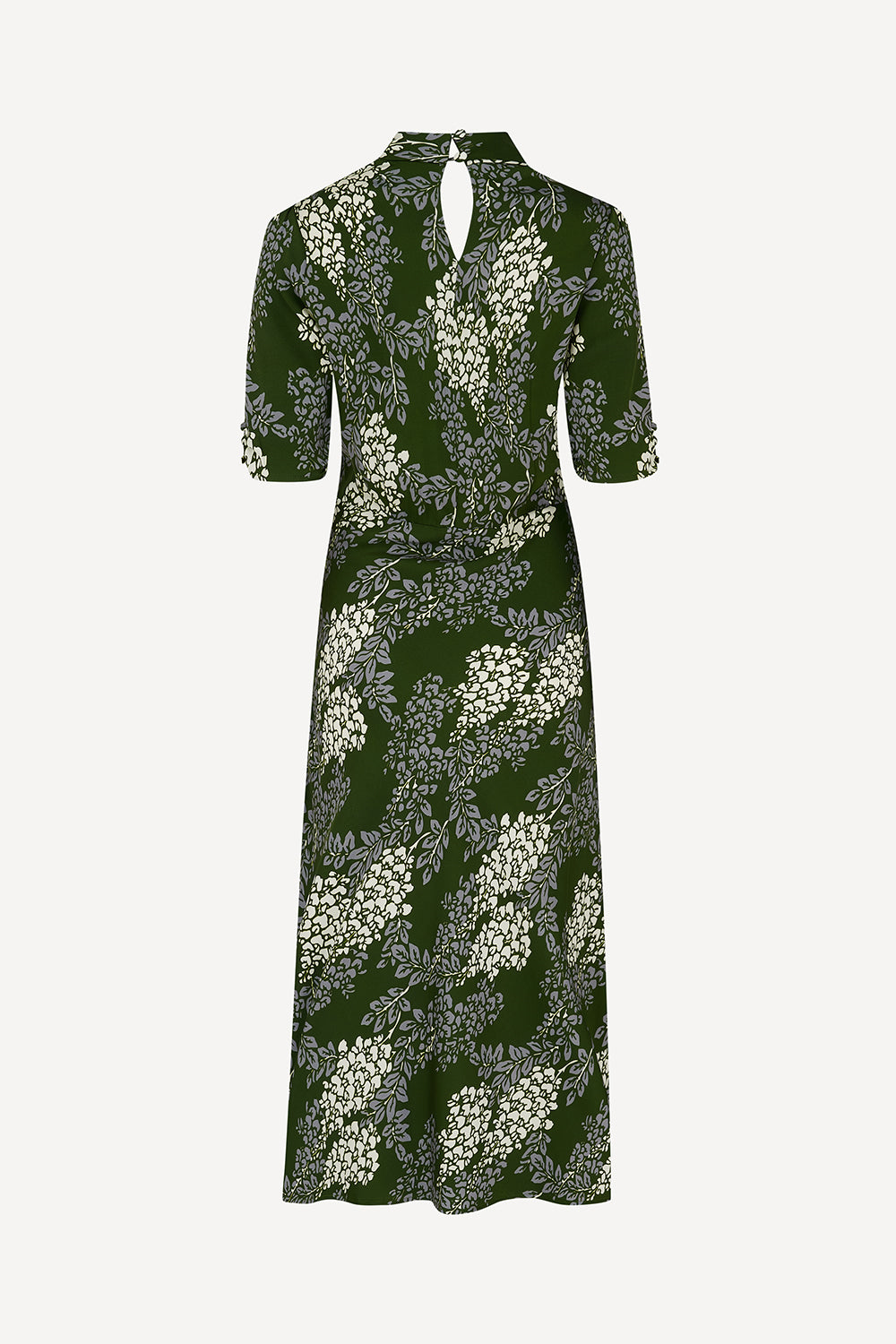 Sadie dress in khaki silk Wisteria