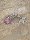 Pink Koi Carp brooch