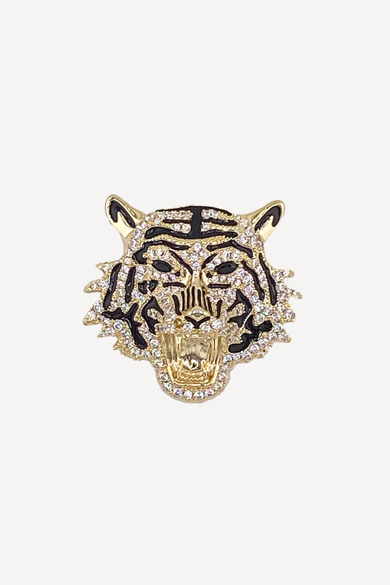 Roaring Tiger brooch