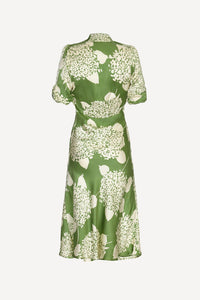 Sable dress in green Hydrangea print