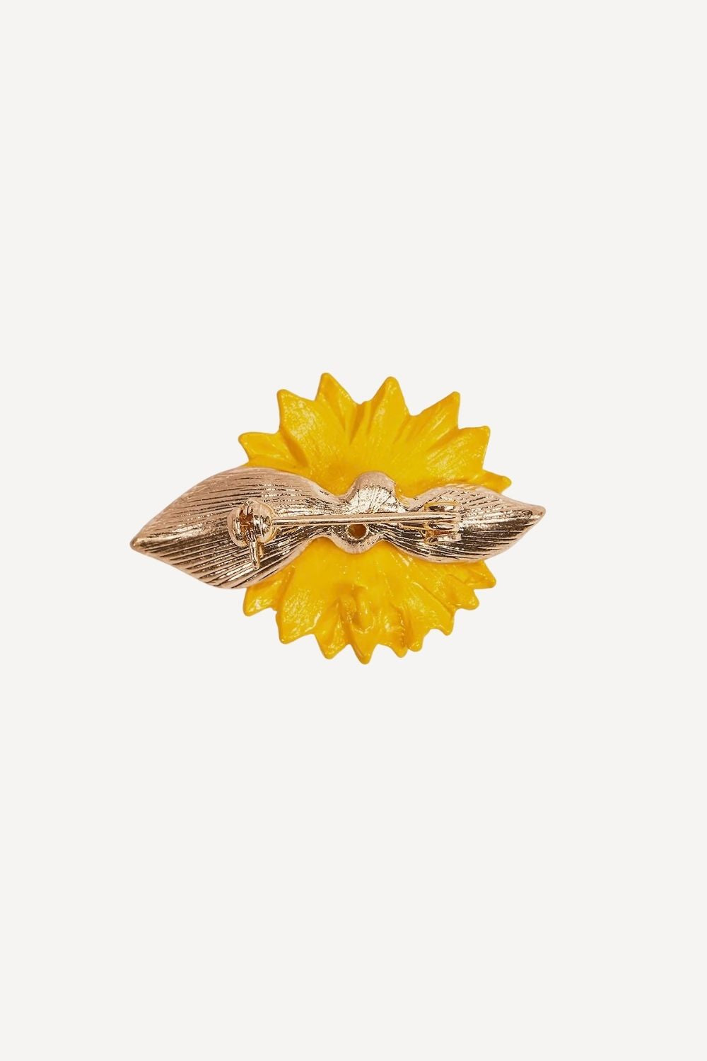 Sunflower brooch